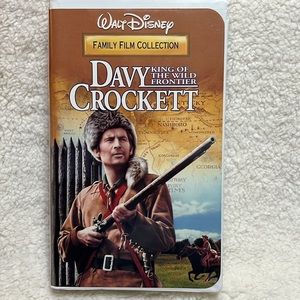 🦋$4 ADD ON• M1:83 Davy Crockett Walt Disney VHS Previously Owned